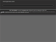 Tablet Screenshot of everypress.com